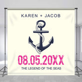 Lofaris Legends Of The Seas Archor Custom Wedding Backdrop